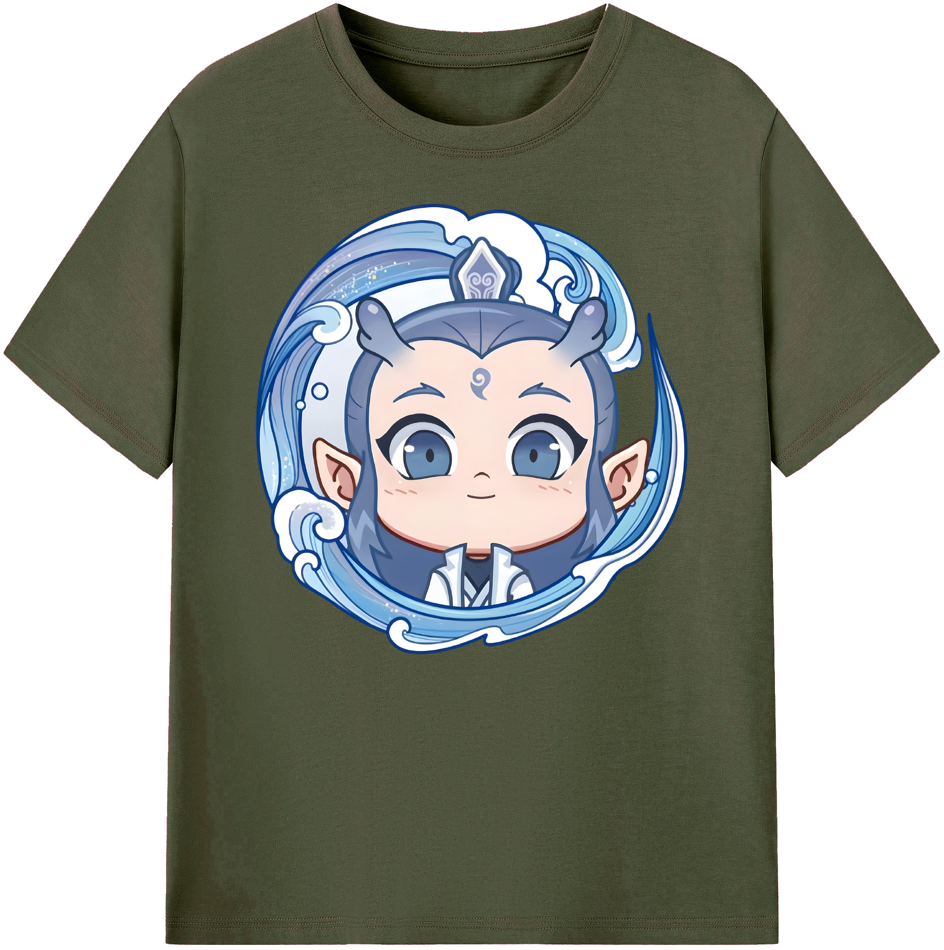 （画像用） Ne Zha 2 ナタ 魔童の大暴れ 綿100％ メンズ半袖Tシャツ｜肌触りやわらか＆通気性